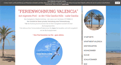 Desktop Screenshot of ferienwohnung-valencia.com